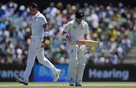 David Warner, steve smith, Australia vs South Africa, steve smith lbw , Australia vs South Africa test match, Australia v South Africa score, aus vs sa 1st test, steve smith australia, steve smith lbw decision, Australia vs South Africa Test, Aleem Dar, Steve Smith controversial LBW, shane warne, aus vs sa match commentators, Australia v South Africa 1st test highlights, sports news, cricket news in hindi