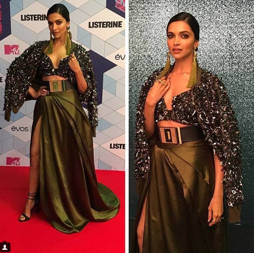 Deepika Padukone, MTV EMA, Deepika Padukone red carpet, Deepika Padukone MTV awards, Deepika Padukone daily mail, daily mail deepika padukone, Elettra Lamborghini, Chloe Ferry, Anne Marie, Kenz, entertainment news