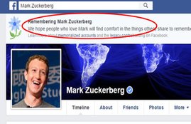 facebook, mark zukerberg dead, facebook declares people dead