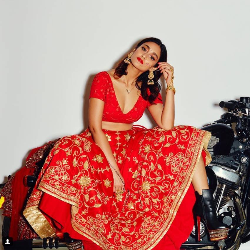 ileana dcruz, rustom, wedding photoshoot, indian bride
