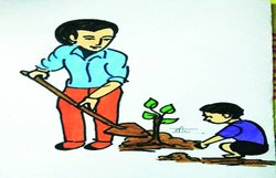 नन्ही दुनिया: पापा का जन्मदिन