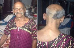 ठेलेवाले ने खाक किए 23 हजार रुपए, सिर मुंडवाकर खाई कसम- मोदी की गद्दी जाने पर ही उगाऊंगा बाल