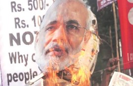 narendra modi, pm modi, modi effigy