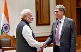modi and bill gates