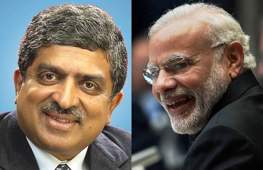 नंदन नीलेकणि को मनमोहन सरकार में 'आधार' योजना का जिम्‍मा सौंपा गया था।