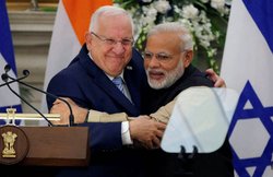 इजरायली राष्ट्रपति के भारतीय दौरे से चिढ़े पाक जनरल , कहा- फिलिस्तीन और कश्मीर की एक जैसी हालत