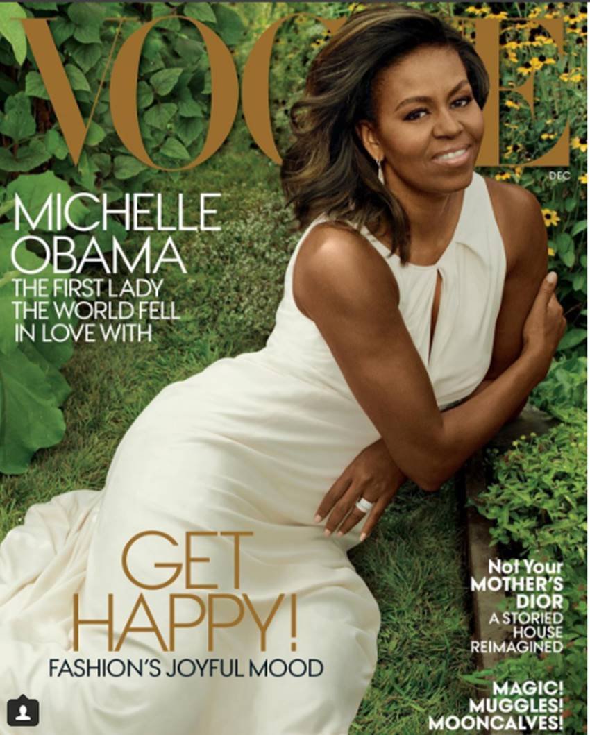 michelle obama, barack obama, vogue