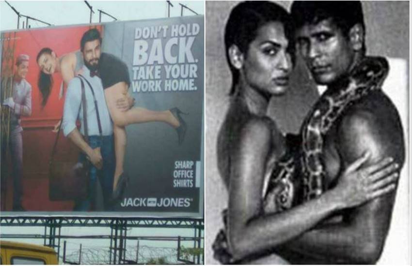 रनवीर सिंह से पहले मिलिंद सोमन और मधु सप्रे का ये बोल्ड ऐड हुआ था बैन, अमिताभ-ऐश्वर्या भी आ चुके हैं निशाने पर