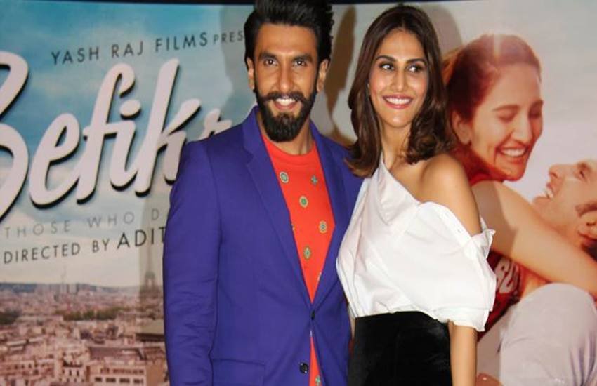 ranveer singh, vaani kapoor, befikre