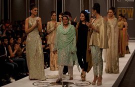 Gang Rape, Gang Rape victim, Mukhtar Mai, Pakistan, Pakistan fashion week, rape, ramp walk