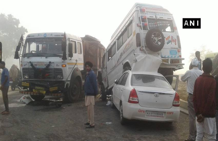 dense fog, Punjab accident, low visiblity, weather
