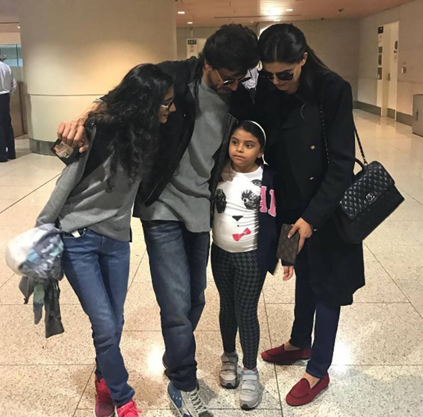 shahrukh khan, sushmita sen, airport