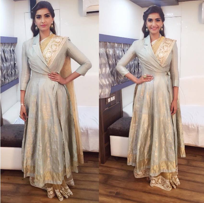 sonam kapoor, bollywood, fashionista, saree