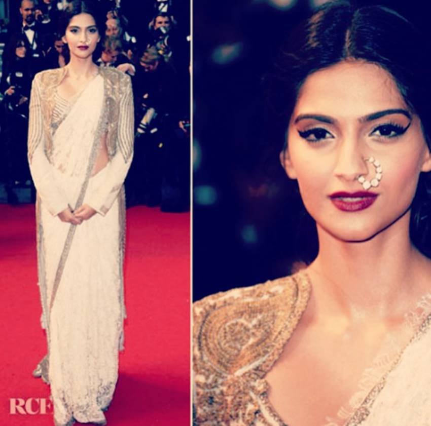 sonam kapoor, bollywood, fashionista, saree