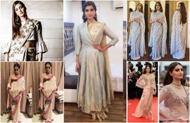 sonam kapoor, bollywood, fashionista, saree