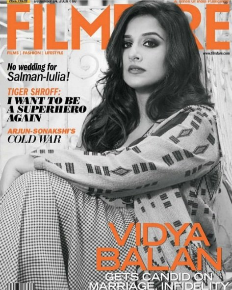 vidya balan, filmfare magazine