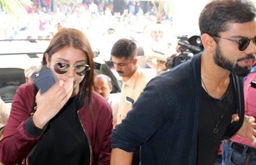 virat kohli, anushka sharma, rajkot, karan johar