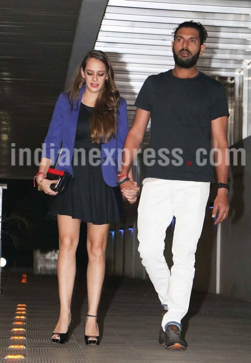 yuvraj singh, hazel keech, wedding