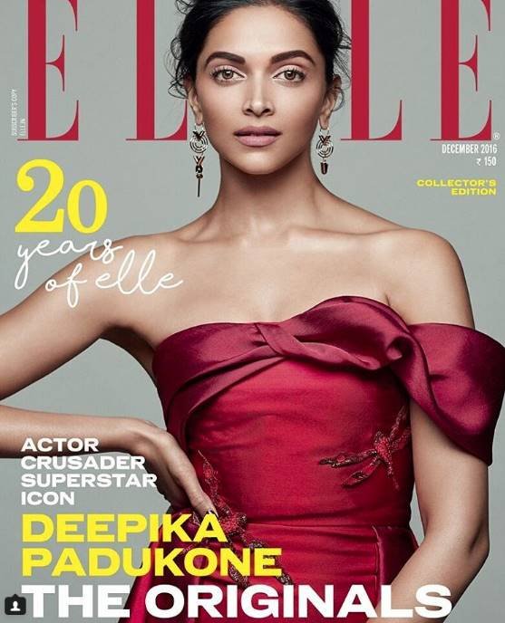 Elle 18 मैगजीन के 20 साल पूरे हो गए हैं। इस मौके पर दीपिका पादुकोण को कवर पर जगह दी गई है।
