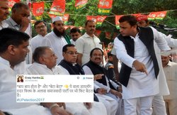 सपा से निकाले गए अखिलेश-रामगोपाल यादव, लोग बोले- नौटंकी है, फिर एक हो जाएंगे बाप-बेटे