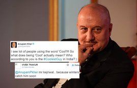 Anupam Kher, Arvind Kejriwal, Coolest Guy in India, Kejri Jokes, Twitter, Funny Jokes, Bollywood, Politics, India, Jansatta