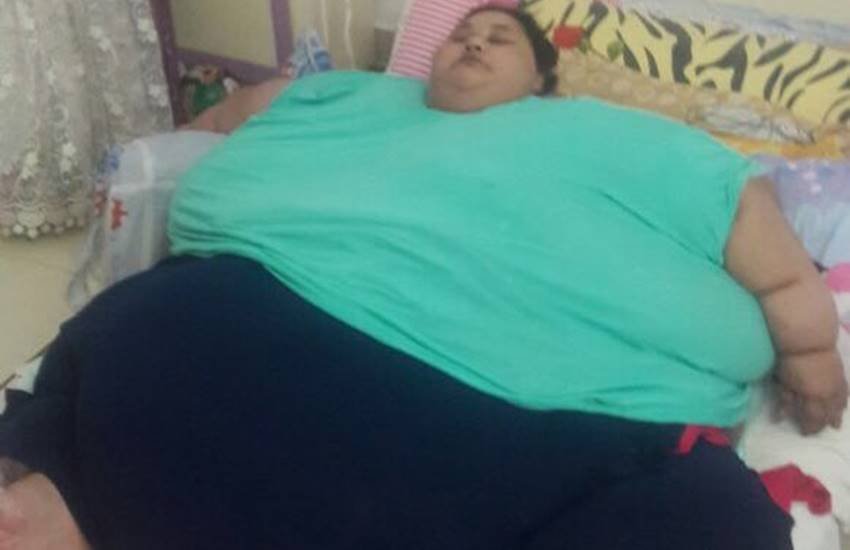 Worlds heaviest woman,World heaviest woman Sushma Swaraj,Worlds heaviest woman surgery Mumbai,Worlds heaviest woman Egypt, Muffazal Lakdawala, Iman Ahmad Abdulati, Abdulati surgery, jansatta