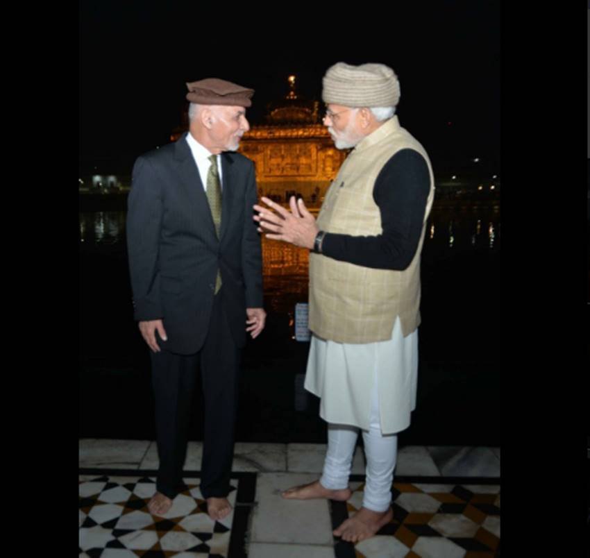 Narendra Modi, Ashraf Ghani, Heart of Asia, Afghanistan, Pakistan, India