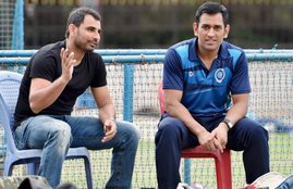 Mohammed Shami, Team India, Mahendra Singh Dhoni, Mohammed Shami About His Relation with Dhoni, Father-Son Relation Between Dhoni and Shami, Indian Fast Bowler Mohammed Shami, National Cricket Academy, Indian Dressing Room, Indian Players