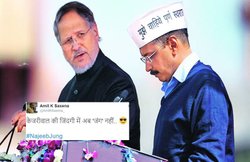 पद से इस्‍तीफा नजीब जंग ने दिया मगर ट्विटर पर घिरे अरविंद केजरीवाल, लोग बोले- खुश तो बहुत होंगे