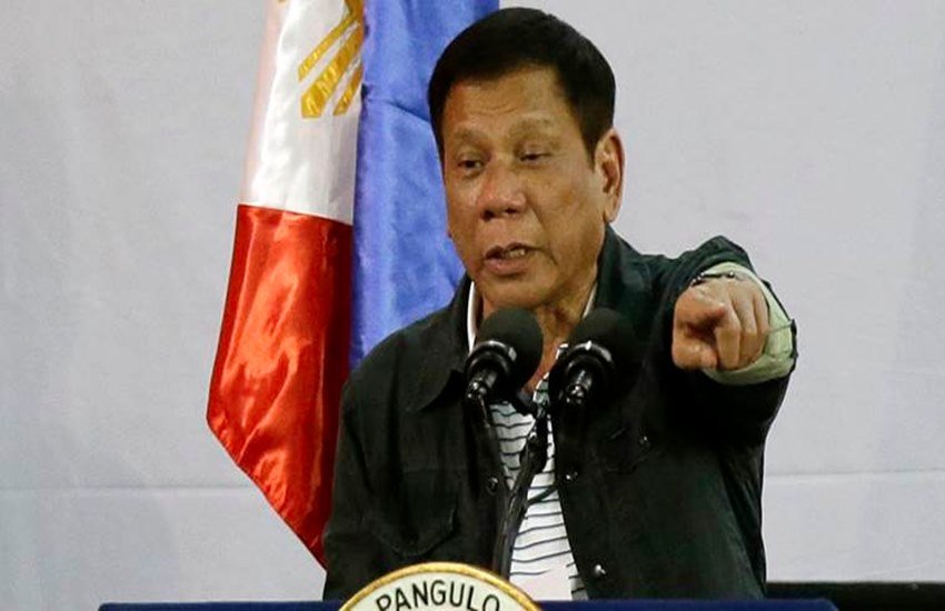Philippine President, Rodrigo Duterte,helicopter,