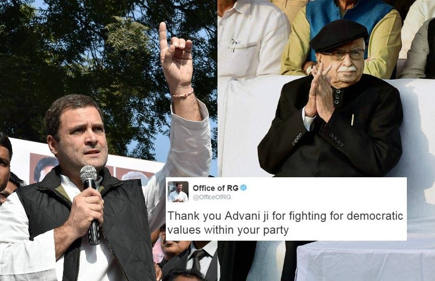 Rahul Gandhi, LK Advani, Lal Krishna Advani, Congress VP, Parliament, Loksabha, RajyaSabha, Winter Session, India, Politics, Jansatta