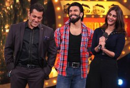 ranveer singh, ranveer singh dance video, ranveer singh bigg boss dance, vaani kapoor, vaani kapoor in bigg boss 10, befikre, befikre promotion, bigg boss 10 vaani ranveer singh, bigg boss salman khan and ranveer singh, salman khan, weekend ka vaar, bigg boss 10 ranveer singh episode, bigg boss episode, vaani kapoor bigg boss episode, entertainment news in hindi, bollywood news in hindi