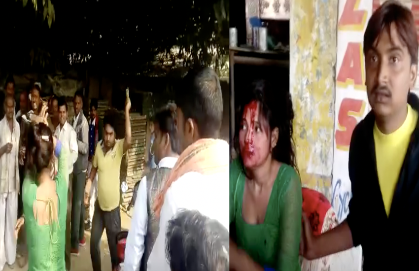 Eve Teasing, Suicide, Couple Beaten, Newly Wedded Couple, Woman Beaten, Public Violence, Mobile Video, Beating woman, Uttar pradesh, Crime, India, Jansatta