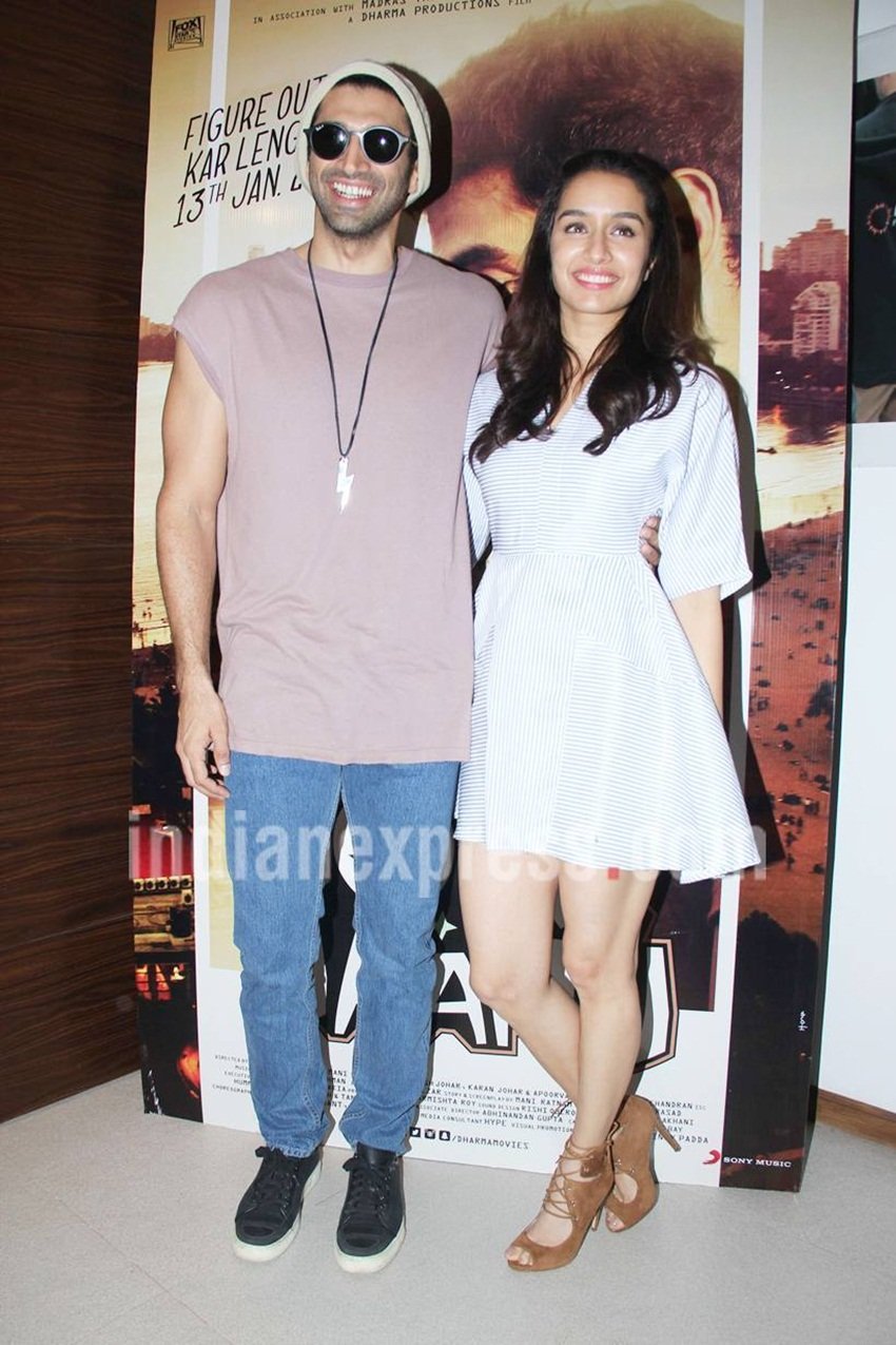 aditya roy kapur, shraddha kapoor, ok jaanu