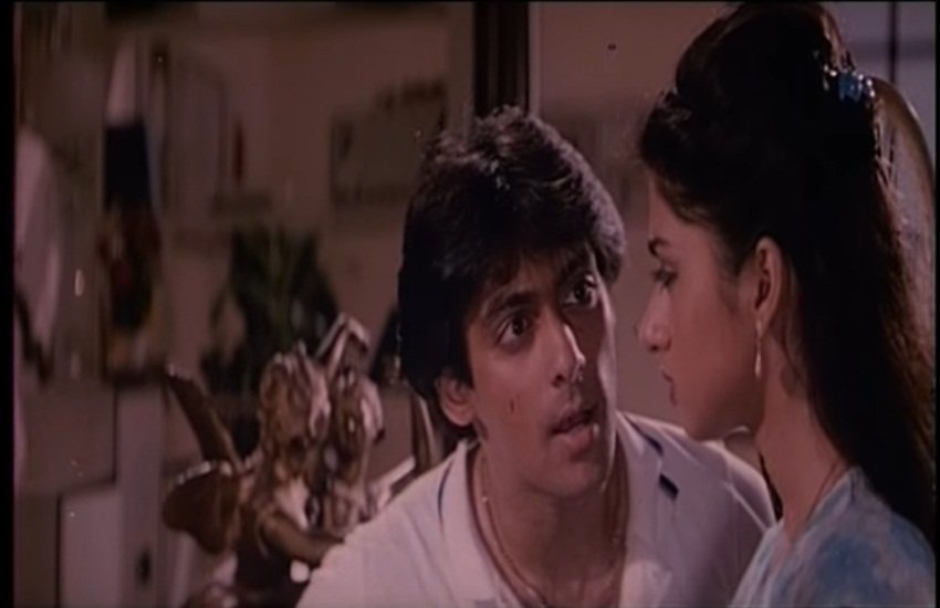 bhagyashree, salman khan. maine pyar kiya bhagyashree, salman khan. maine pyar kiya