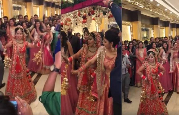 दुल्हन की धमाकेदार एंट्री ने सोशल मीडिया पर मचाया धमाल, सुपर वायरल हुआ VIDEO