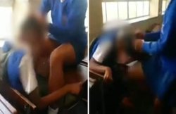 VIDEO: क्लासमेट पर आगबबूला हुई लड़की तो बाल पकड़कर बरसाए लात-घूसे, किया बुरा हाल