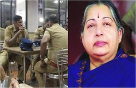 Jayalalithaa, Jayalalithaa death, policeman, shrine, police shrine for jayalalithaa
