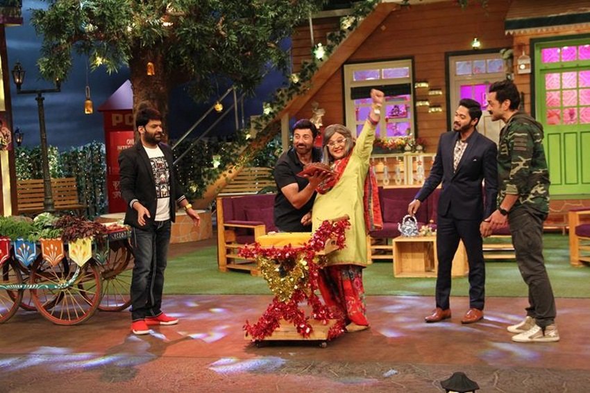 kapil sharma, ali asgar, sunny deol, shreyas talpade