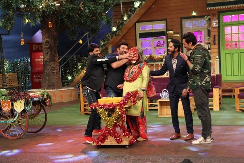 kapil sharma, ali asgar, sunny deol, shreyas talpade