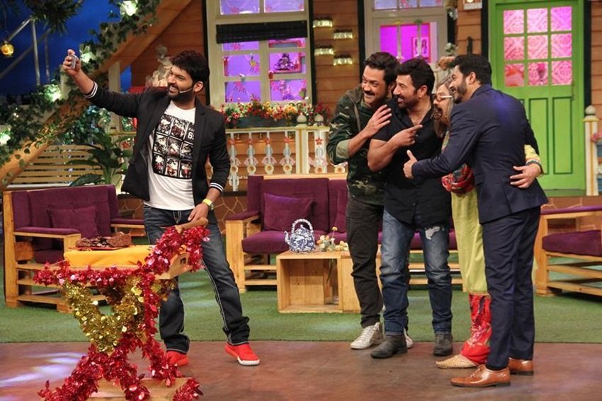 kapil sharma, ali asgar, sunny deol, shreyas talpade