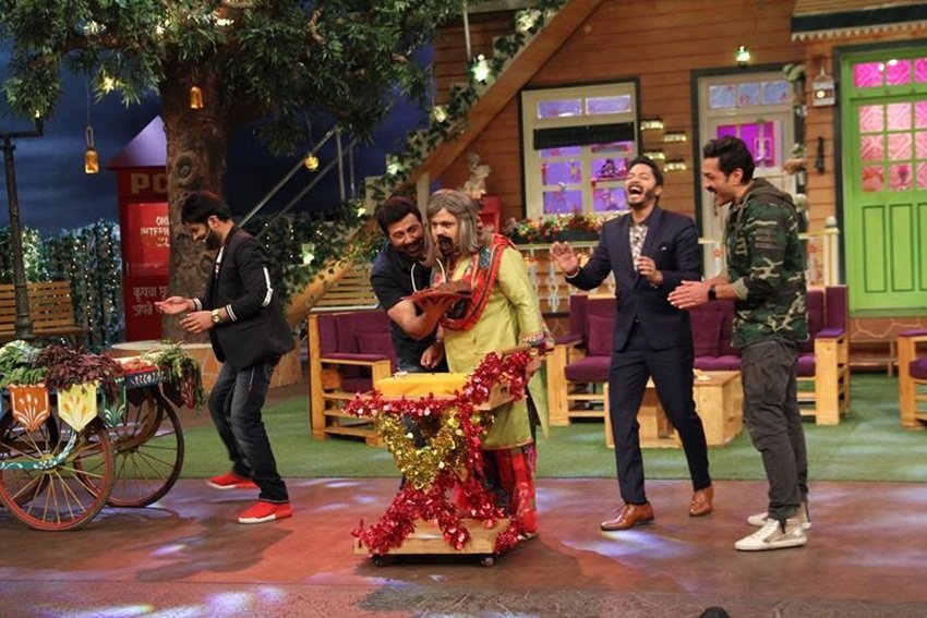 kapil sharma, ali asgar, sunny deol, shreyas talpade