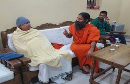 Baba Ramdev, Lalu Prasad Yadav, Patanjali, Patanjali Ayurved, Ramdev in patna, Tejaswi yadav, Lalu ill, Misa bharti,