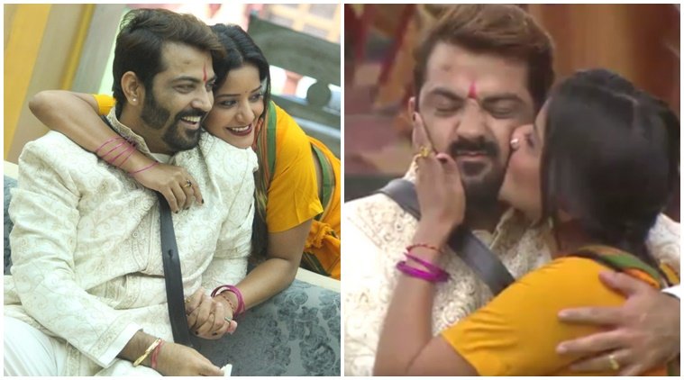 Manoj Punjabi and Mona Lisa's love life, Mona Lisa real life boyfriend, Vikrant Singh Rajpoot Mona Lisa boyfriend, Manu Punjabi real life girlfriend, Priya Saini manoj punjabi relationship, mona lisa boyfriend leaves her, manoj monalisa love moments bigg boss 10, manoj punjabi bigg boss 10, mona lisa bigg boss 10, bigg boss 10 news, bigg boss 10 updates, television news, television updates, entertainment news
