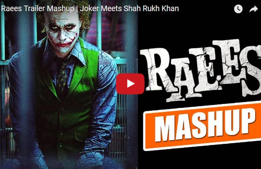 shah rukh khan, raees, joker, batman, raees mashup, raees song, raees trailer, shah rukh khan raees, joker vs raees, joker raees mashup, raees news, shah rukh khan news, indian express news, indian express, entertainment news in hindi, bollywood news in hindi