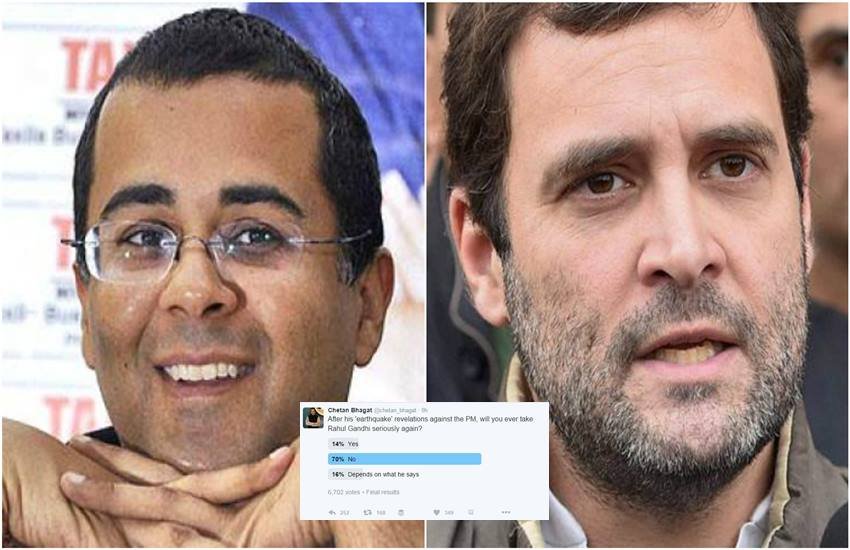 Chetan Bhagat, rahul gandhi, india news