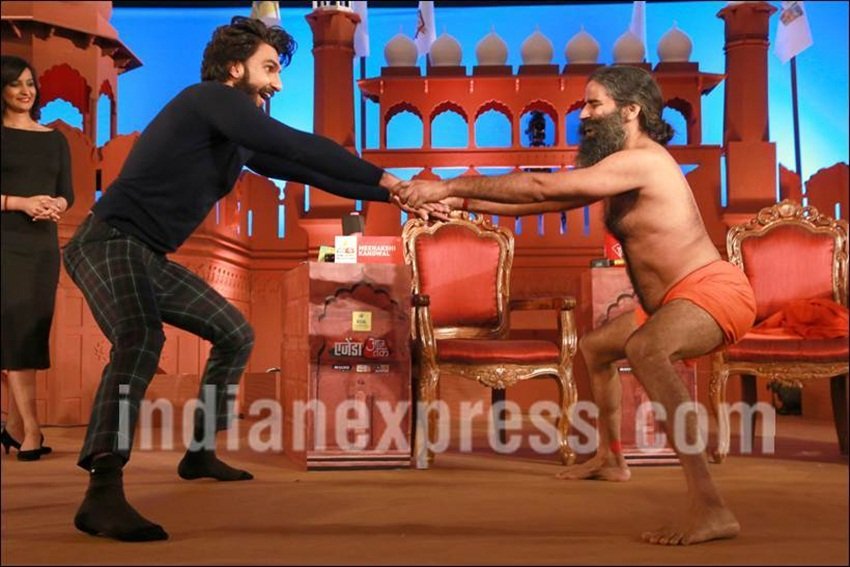 ranveer singh baba ramdev, befikre