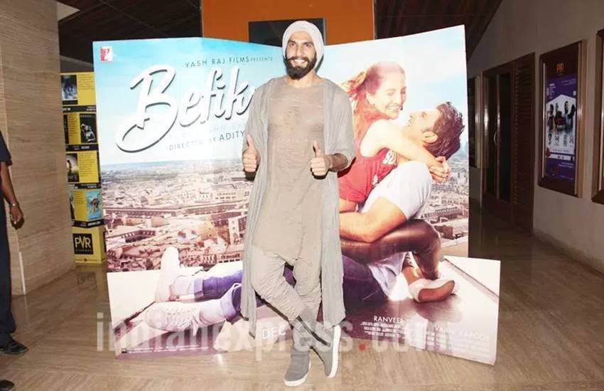 Ranveer Singh, Ranveer Singh pics, Ranveer Singh images, Ranveer Singh photos, Ranveer Singh pictures, befikre, befikre movie, Ranveer Singh befikre, befikre Ranveer Singh, Ranveer Singh news, Ranveer Singh movies, entertainment photos in hindi, bollywood news in hindi