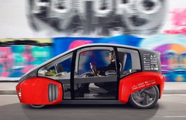 Oasis car, garden on wheels, Self-Driving Car, wheels, ride-hailing app, auto