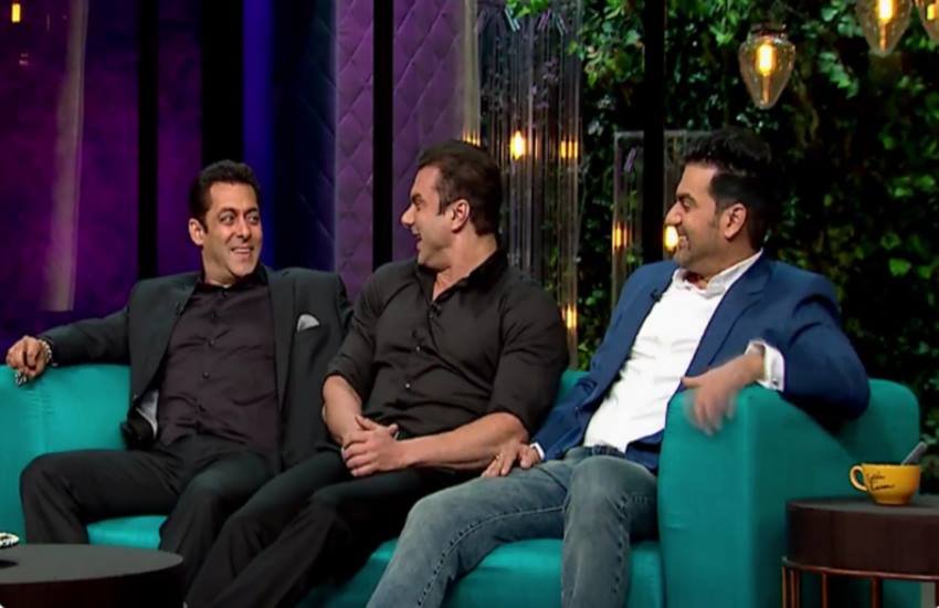 salman khan, arbaaz khan, sohail khan, karan johar